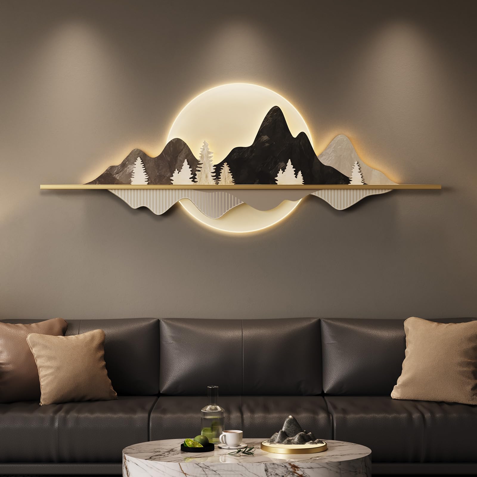 Luxury Crystal Porcelain Wall Art