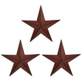 JoyEvy 24" Rustic Metal Barn Star Wall Decor-Handmade Red Barn Stars Indoor or Outdoor Decoration,Star for Outside Texas Stars Art Vintage Western Country Home Farmhouse Wall art Décor.