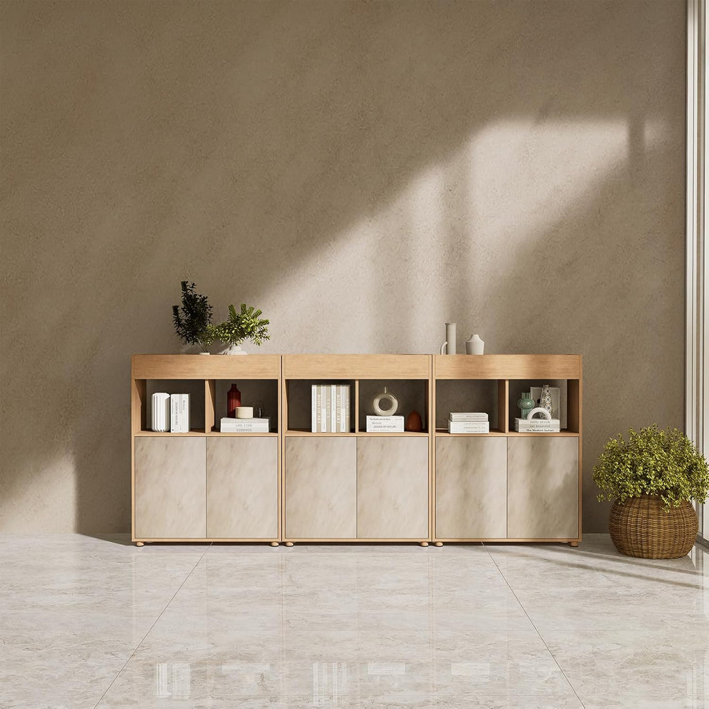 Bumoo Beige Limewash Peel and Stick Wallpaper 16" x 354"Concrete Cream and Ivory Contact Paper Self Adhesive Waterproof Matte Granite Wall Covering Vinyl Removable for Living Room Kitchen Bathroom Gym