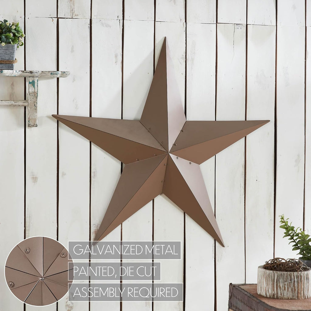 36x36 Distressed Metal Star Patriotic Wall Art Rustic Farmhouse Ornament