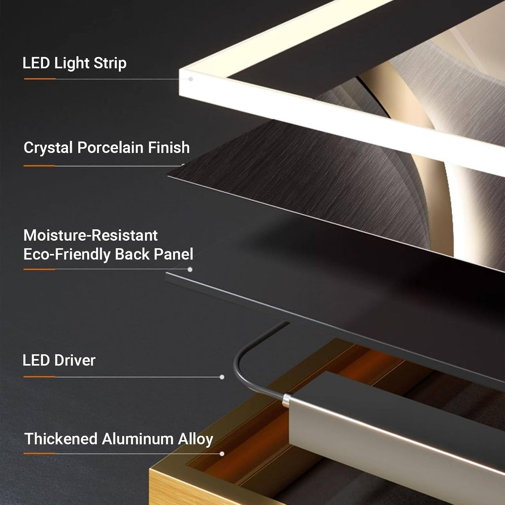 Metal Framed Wall Art, 3D Led Wall Art Painting, Luxury 3D Wall Decor, Large Modern Abstract Vertical Living Room Wall Decor, for Living Room Bedroom Hallway(E,60 * 120cm/23.6 * 47.2in)
