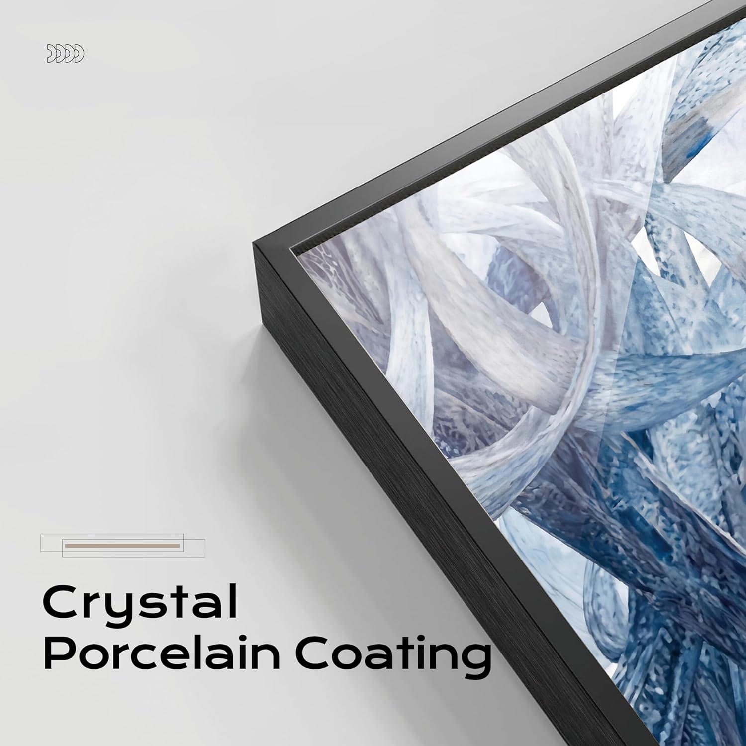 Extra Large Wall Art for Living Room Above Couch Bedroom Office, Gray White Modern Abstract Luxury Framed Crystal Porcelain Wall Decor, Waterproof Easy Clean Artwork for Home Hotel Restaurant 29x58 Inch
