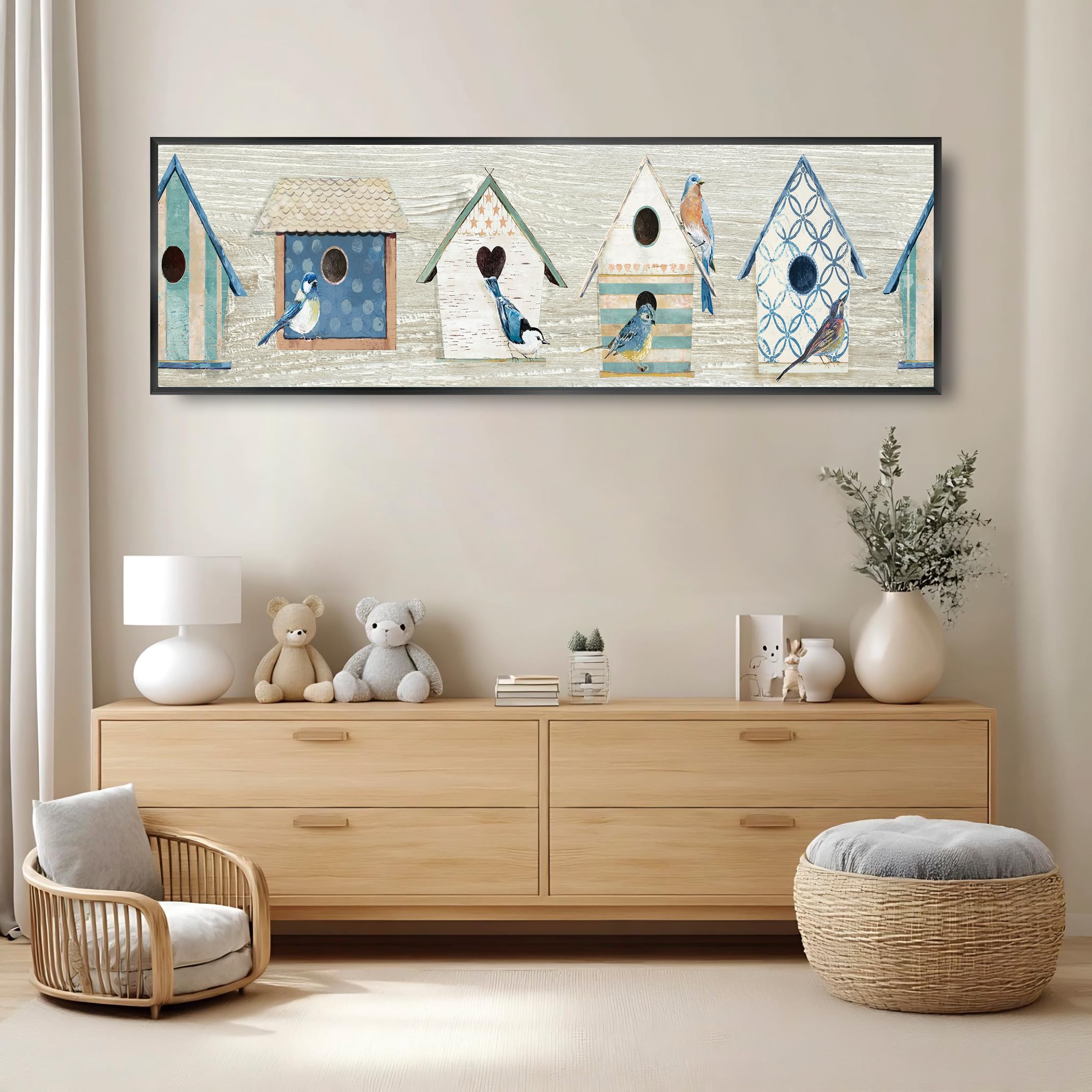 Extra Large Wall Art for Living Room Above Couch Bedroom Office, Gray White Modern Abstract Luxury Framed Crystal Porcelain Wall Decor, Waterproof Easy Clean Artwork for Home Hotel Restaurant 29x58 Inch