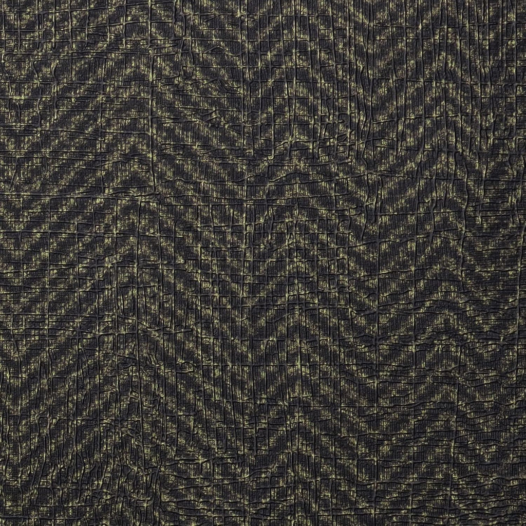 FunStick 24"x394" Black and Gold Grasscloth Peel and Stick Wallpaper Textured Black Contact Paper for Cabinets Removable Linen Fabric Geometric Wall Paper for Bedroom Bathroom Accent Wall Desk Renters