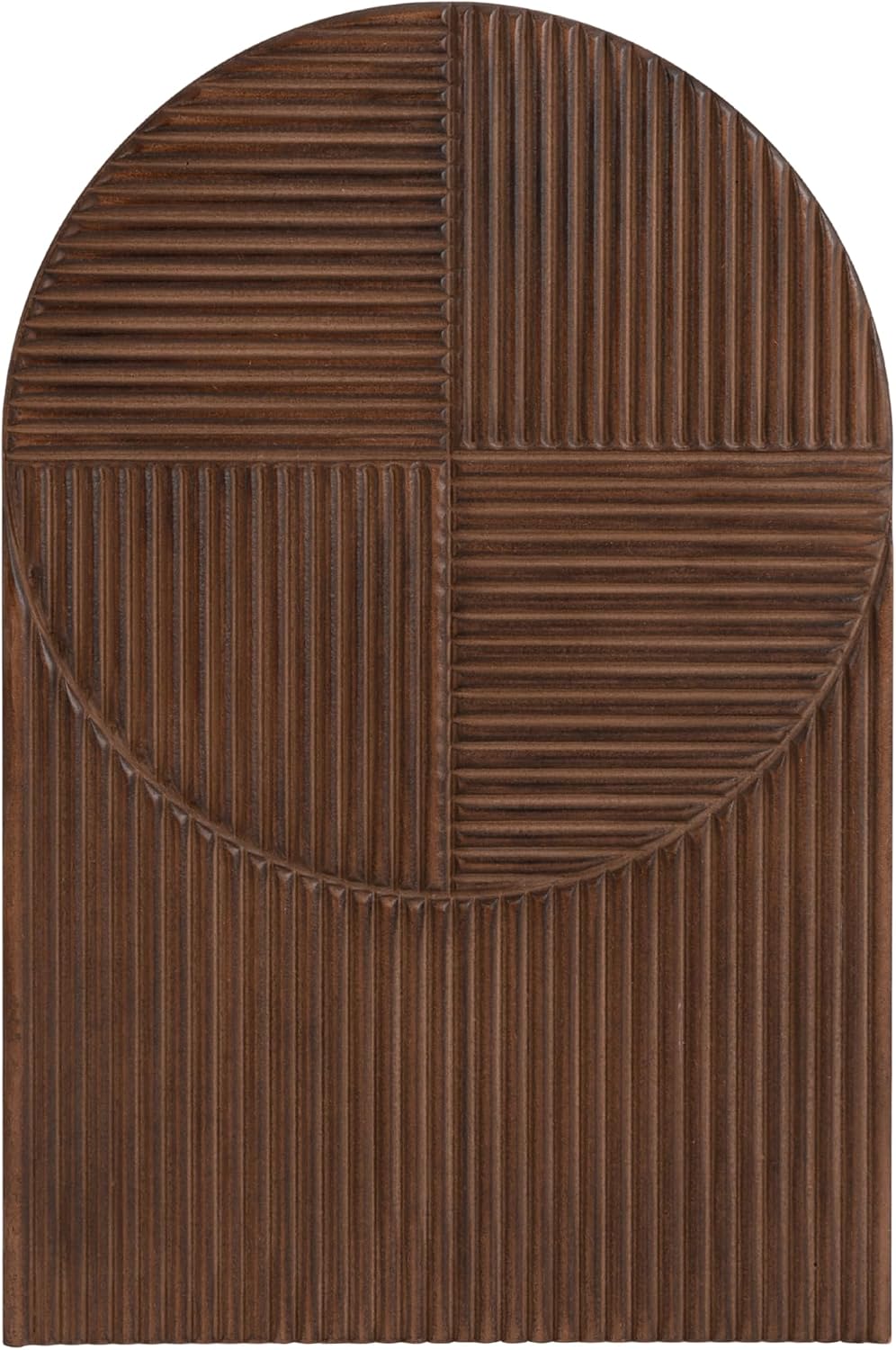 Embossed Wood Wall Medallion Decor for Home Office Living Space