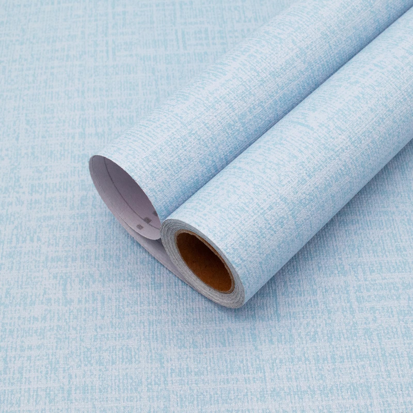 Yancorp 24"x394"/32.8' Textured Fabric Peel and Stick Wallpaper - Faux Grasscloth, Self-Adhesive, Linen, Removable for Cabinets - Khaki