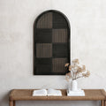 Embossed Wood Wall Medallion Decor for Home Office Living Space