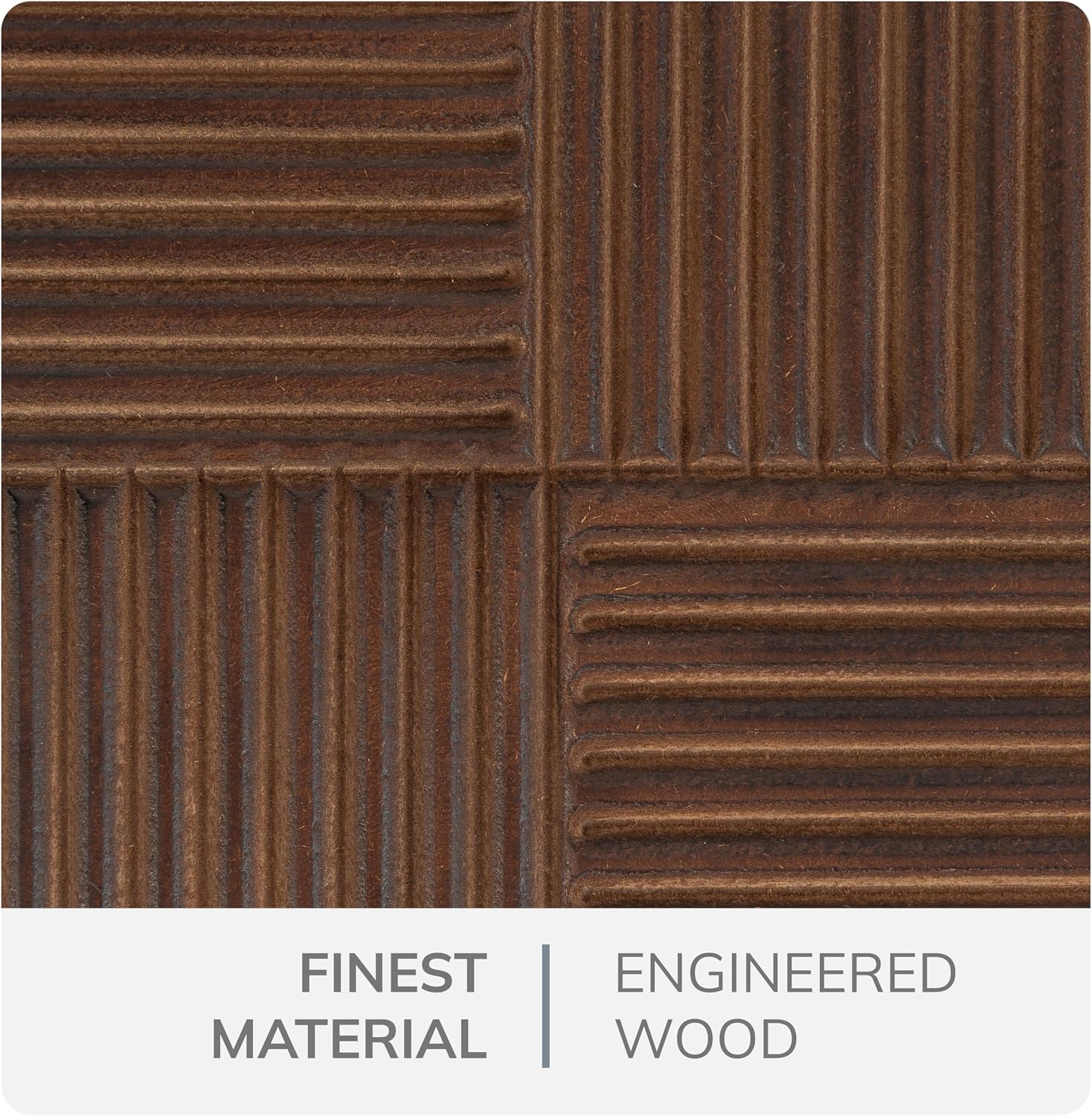 Embossed Wood Wall Medallion Decor for Home Office Living Space